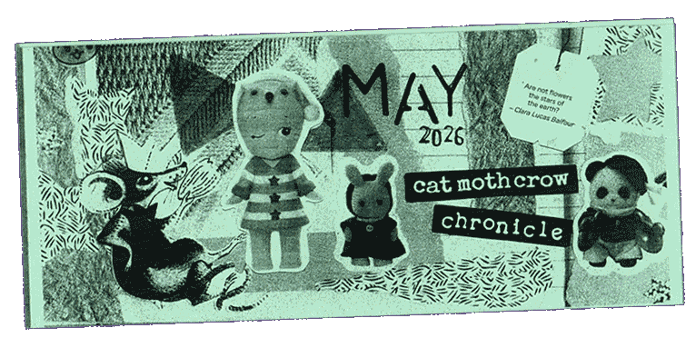 a catmothcrow chronicle newsletter zine